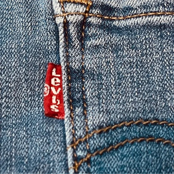 Levi's Light Blue Straight-Leg Women's Jeans - Picture 5 of 12